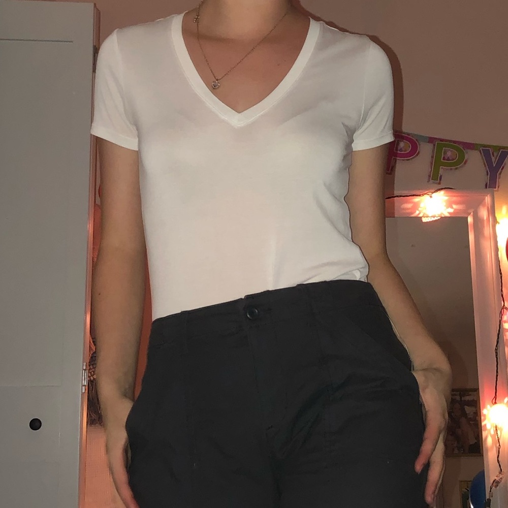 V-neck bodysuit